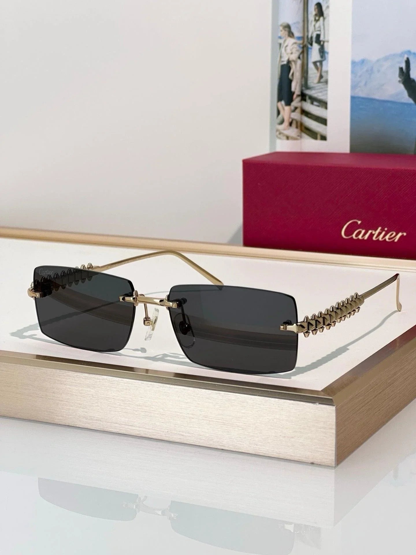Cartier Exception Motif CT0604S 004 Sunglasses 🐆
