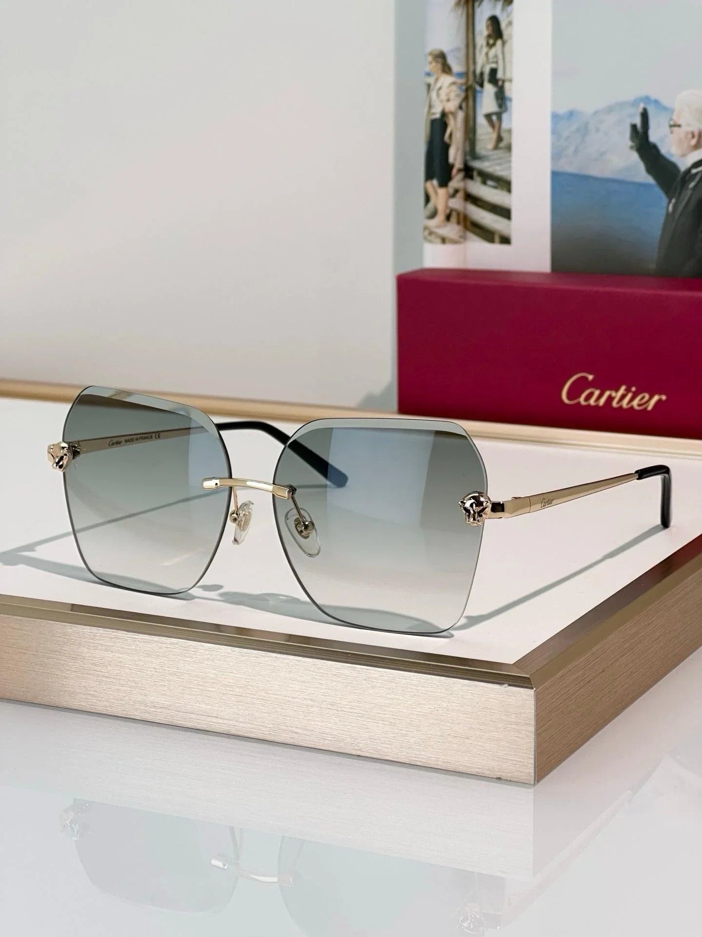 Cartier Panthere CT0147S 004 Sunglasses 🐆