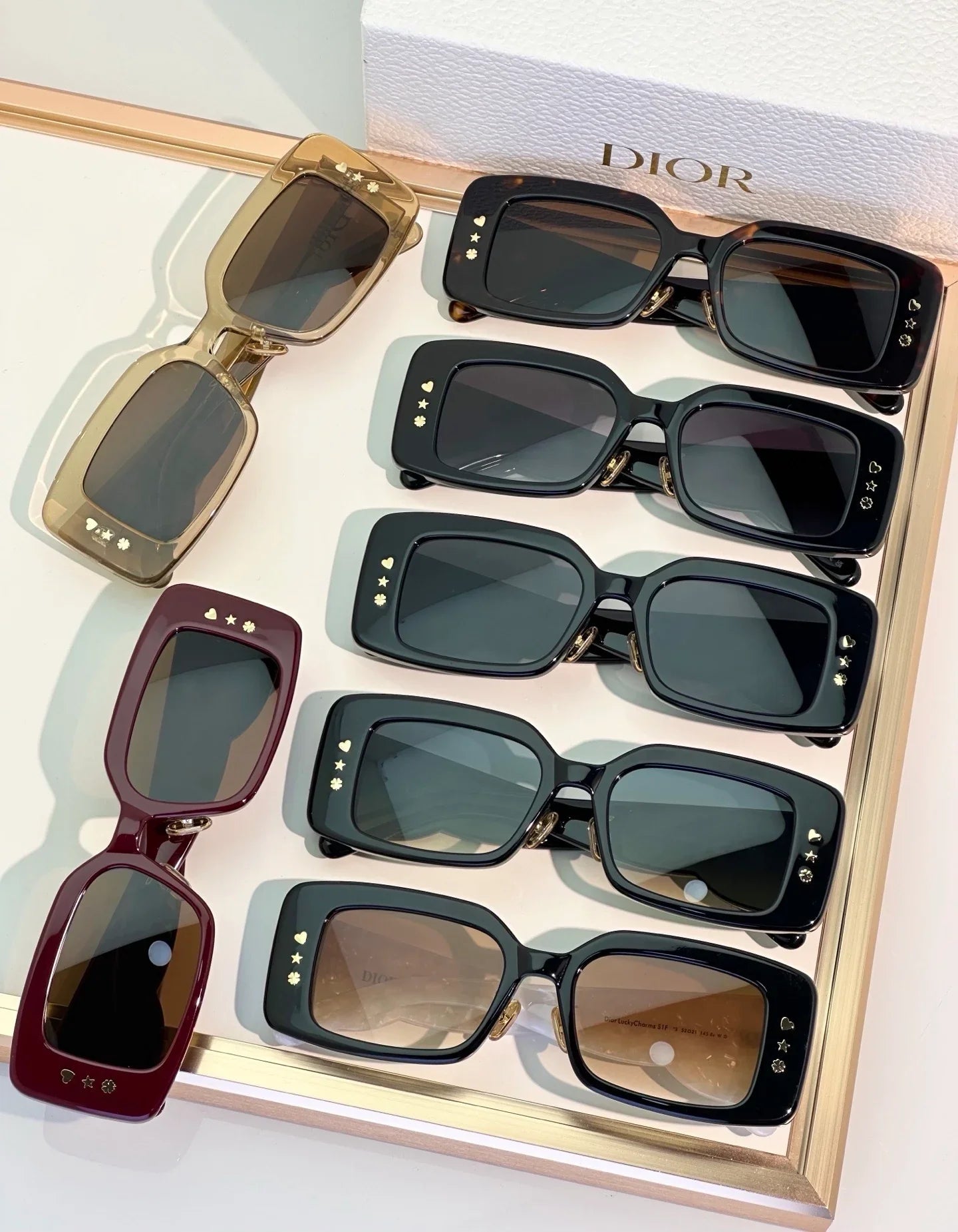 DIOR LuckyCharms S1F Rectangular Sunglasses ✨