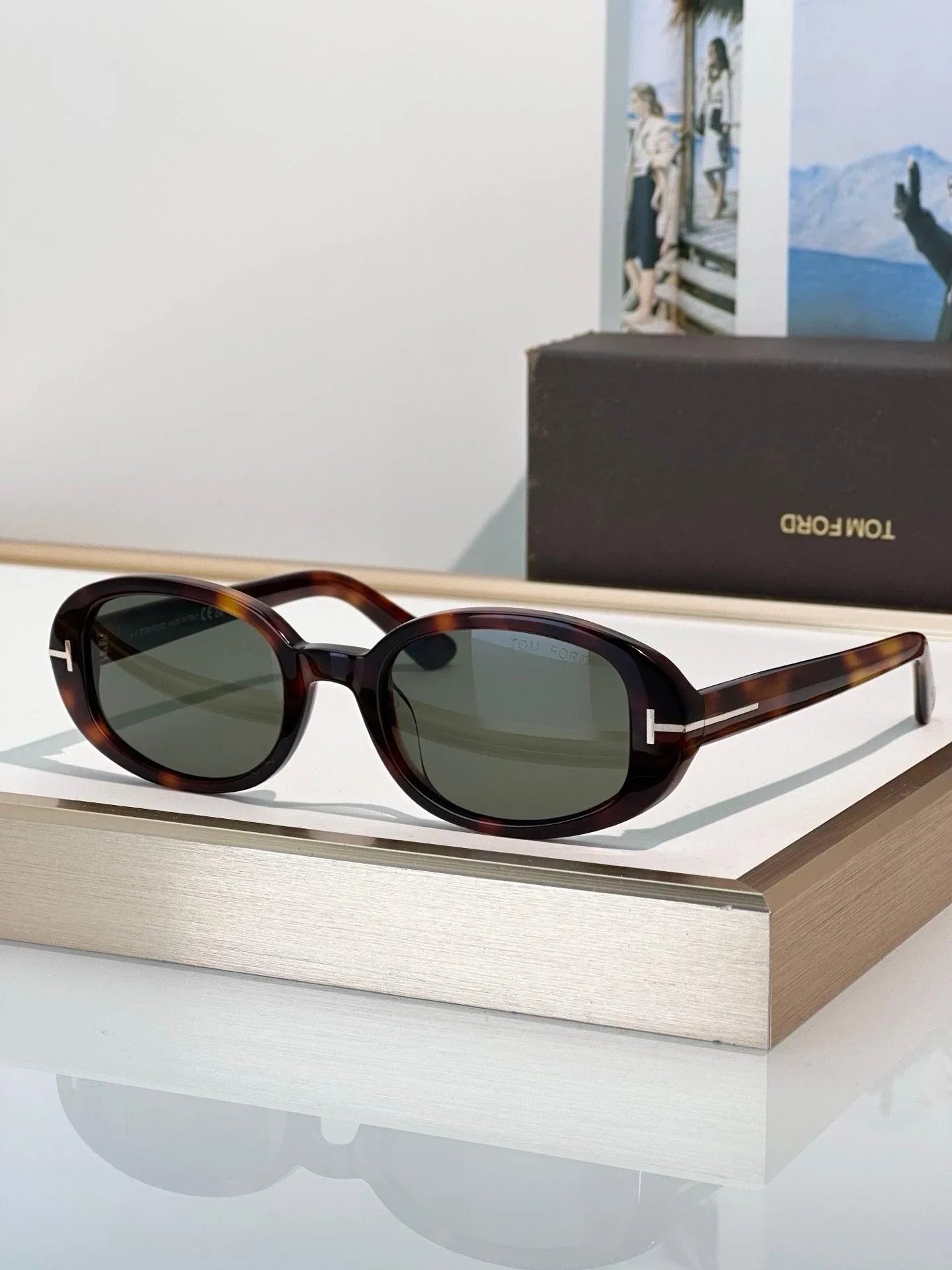 TOM FORD Iggy TF1364 52N As seen on KYLE Sunglasses🔱