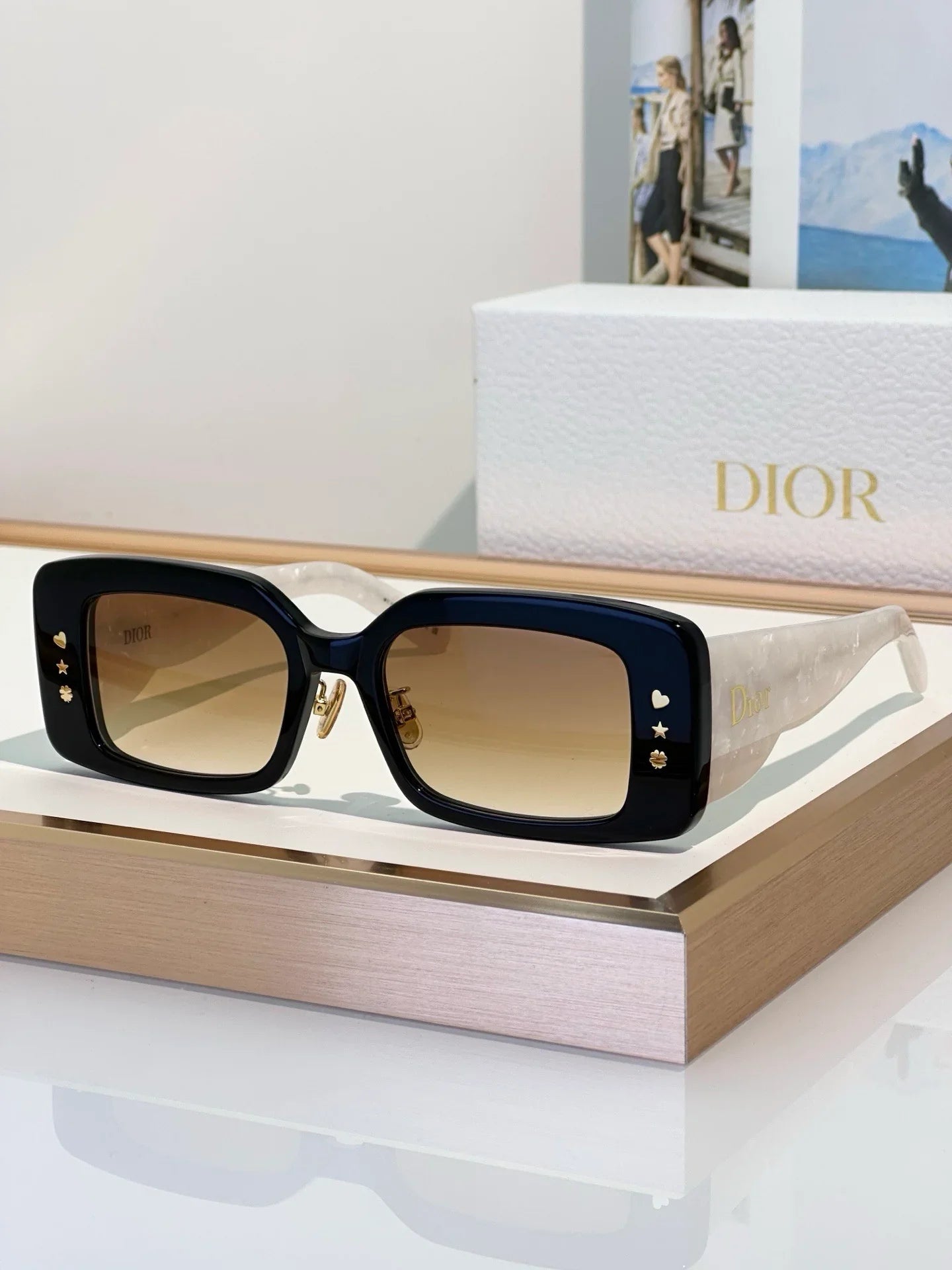 DIOR LuckyCharms S1F Rectangular Sunglasses ✨