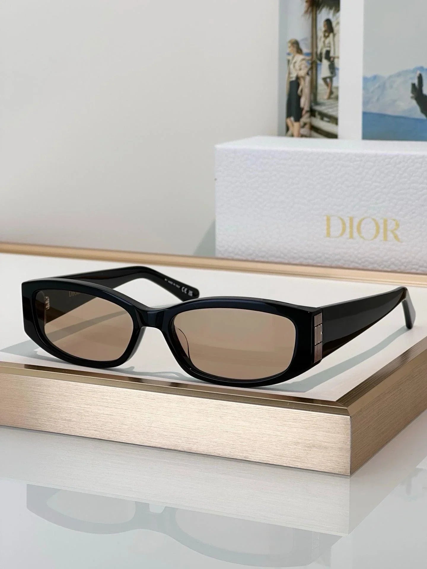 DIOR Diorraphique S1I 10A0 Black Cat Eye Sunglasses ✨