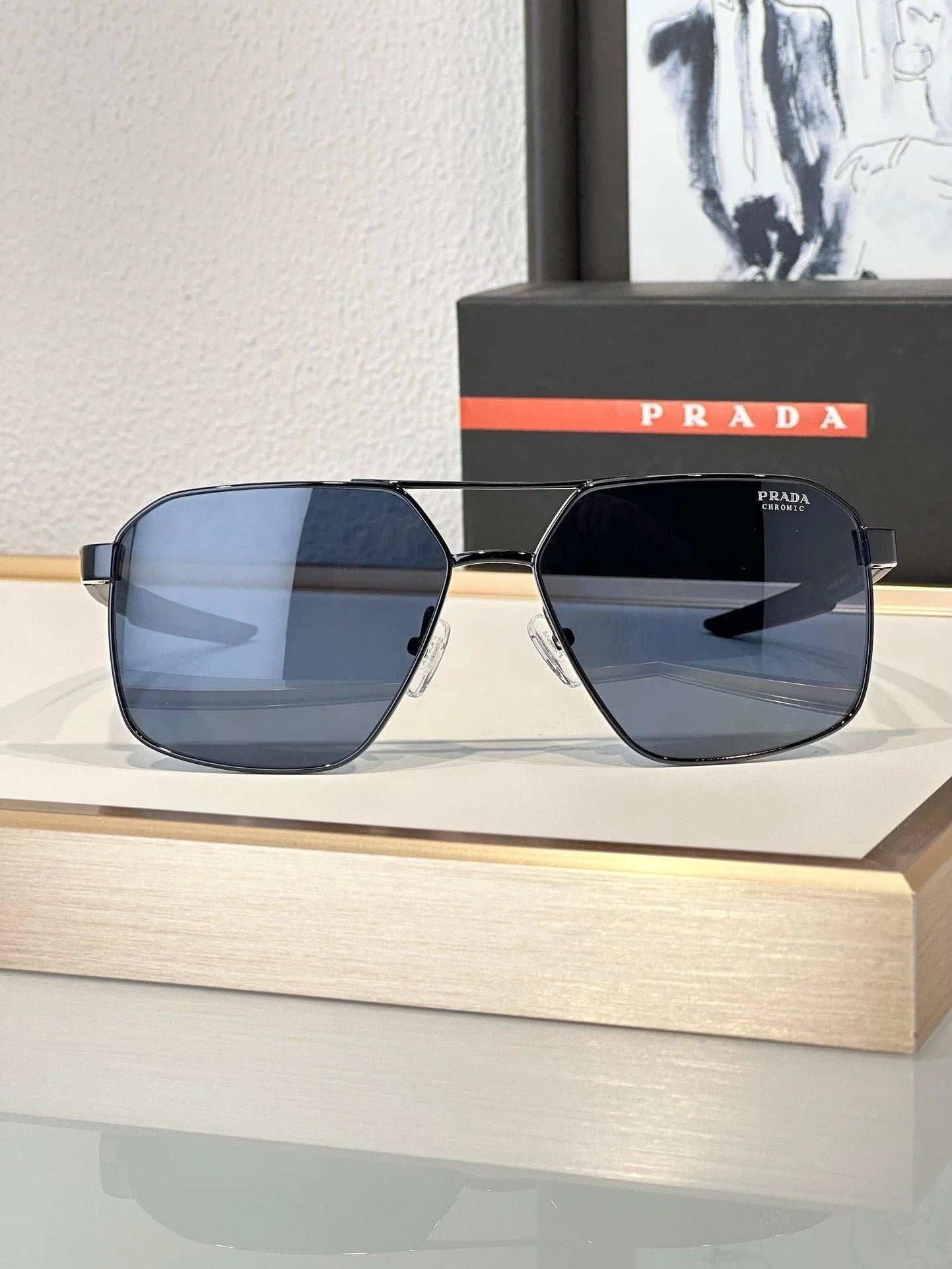 PRADA LINEA ROSSA SPS 55W Mens Sunglasses 🟥