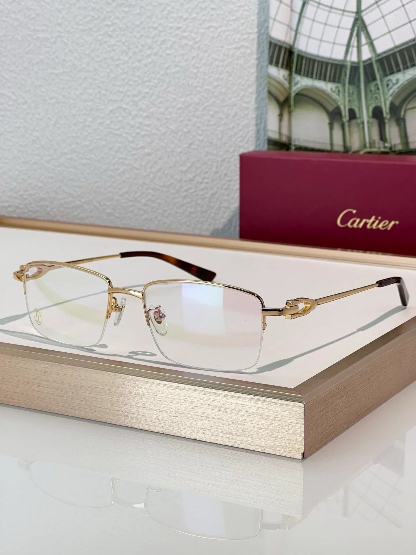 Cartier EYEGLASSES - CT0319O 001 55 🐆