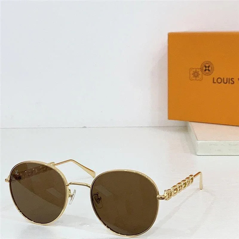 Louis Vuitton Z2473U My LV Chain Small Round Sunglasses ✨