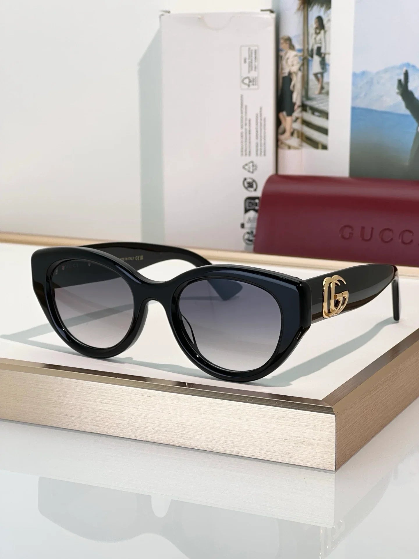 Gucci GG1976SK 001 Sunglasses ✨