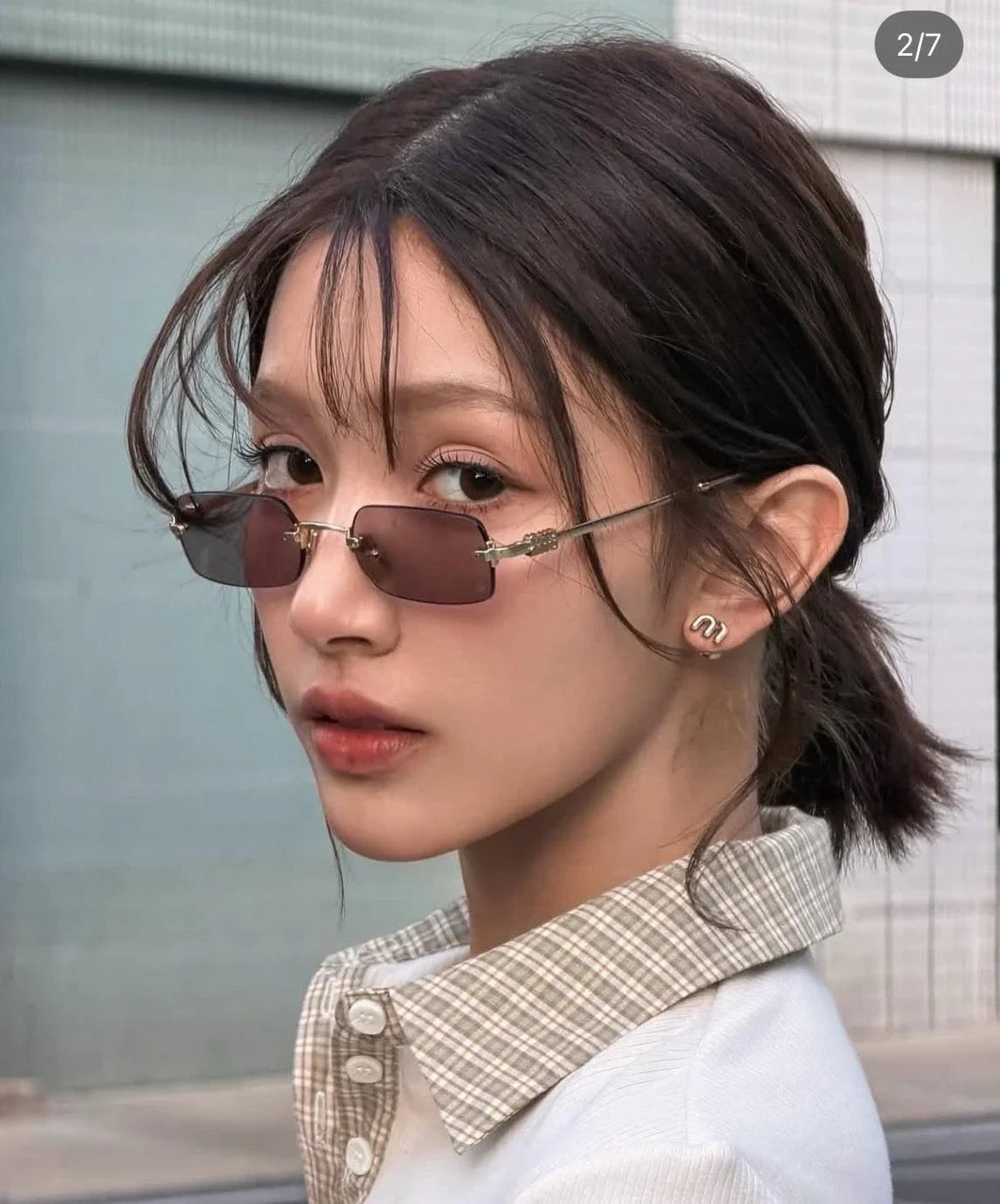 MIU MIU B50S 26C09Z Old Gold Sunglasses✨