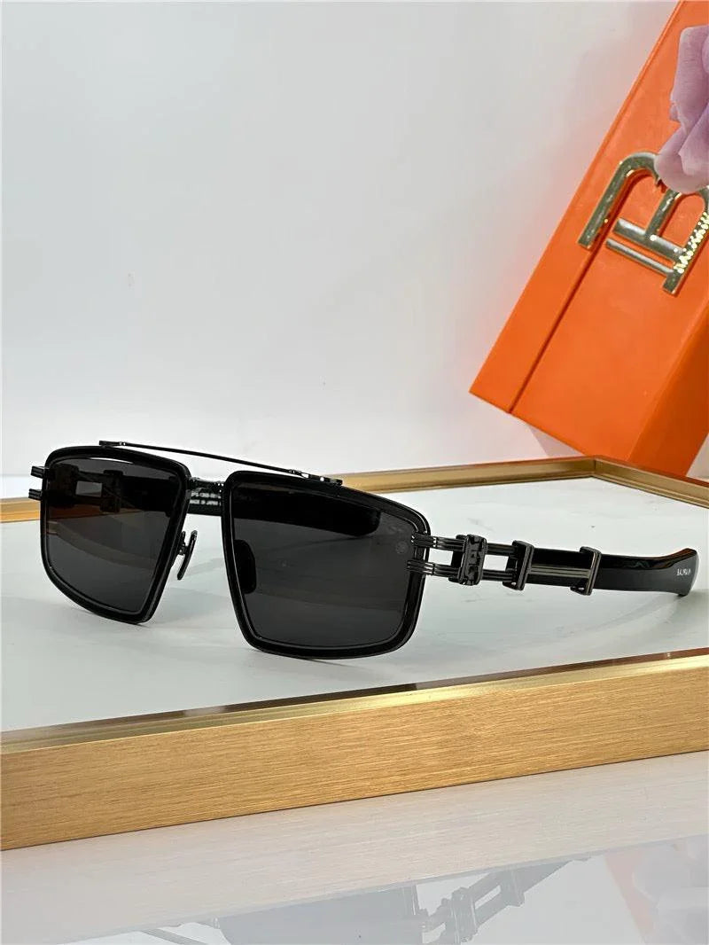 BALMAIN TITAN Sunglasses BPS-139A-59 Unisex Sunglasses✨