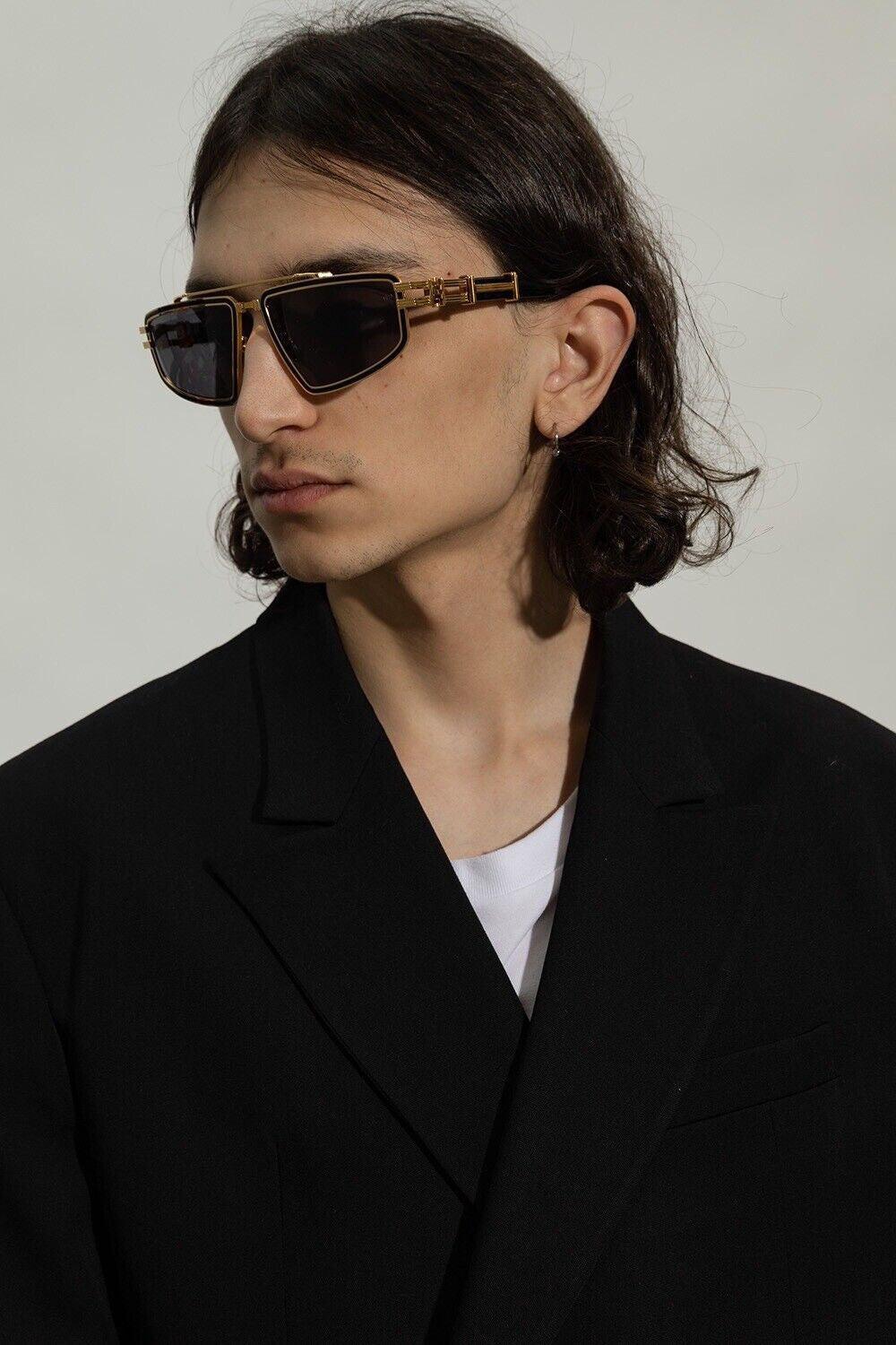 BALMAIN TITAN Sunglasses BPS-139A-59 Unisex Sunglasses✨