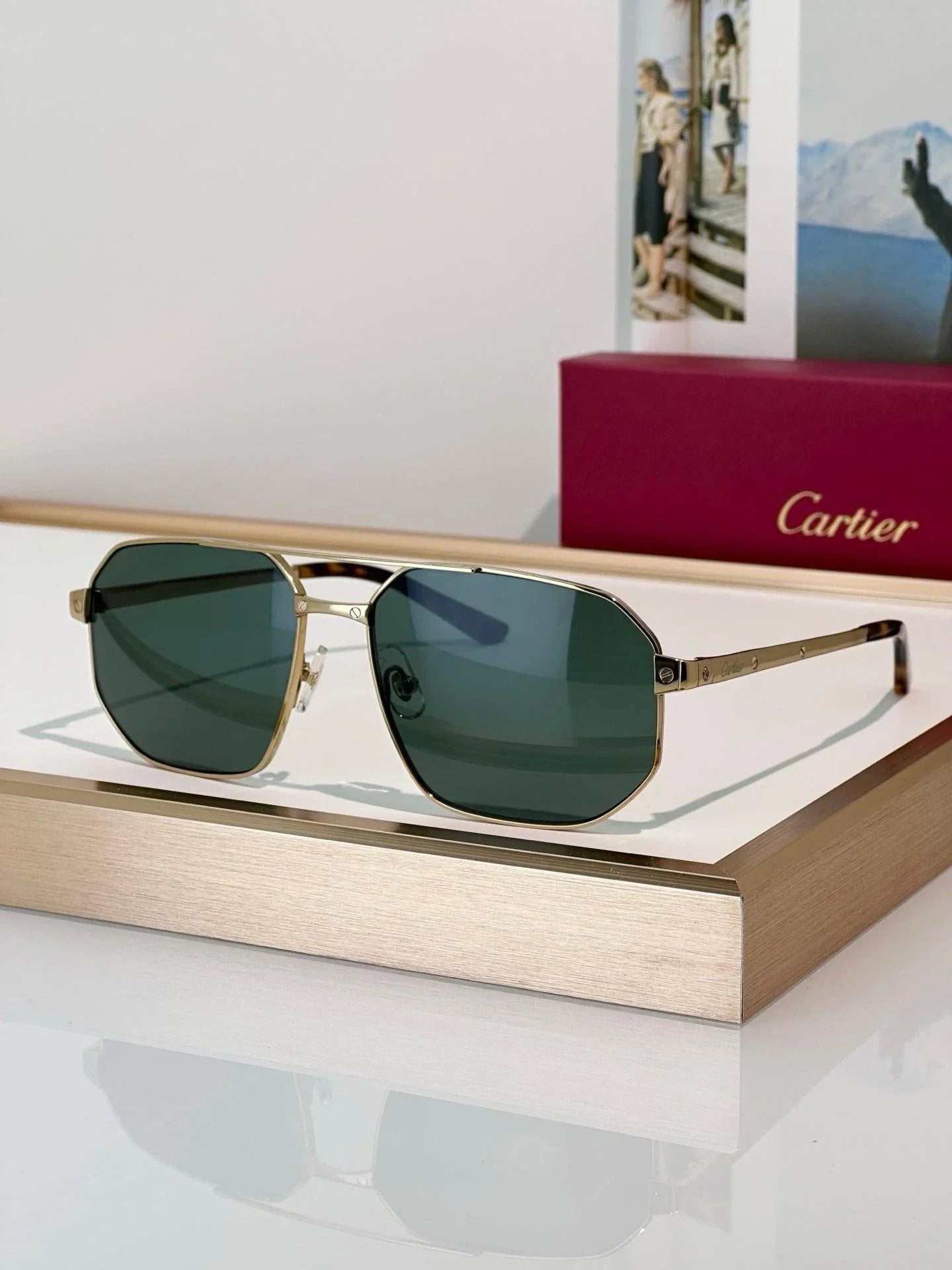 Cartier PREMIÈRE DE CARTIER CT0462S Sunglasses Polarised 🐆