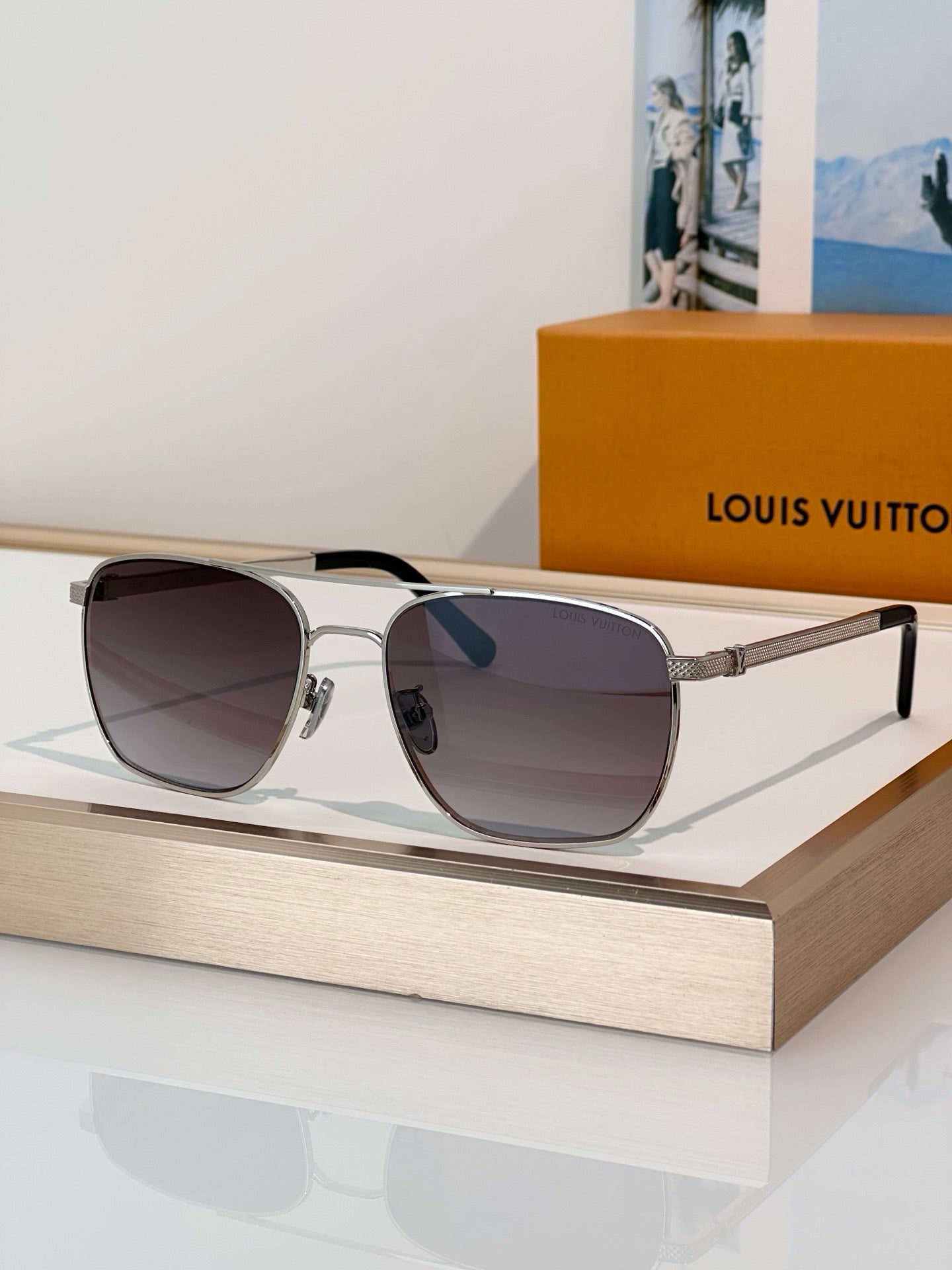 Louis Vuitton Z3388U LV Whisper Squared Sunglasses✨