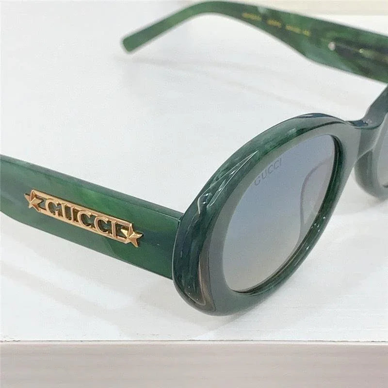 Gucci Oval Round Frame GG1587S Women&