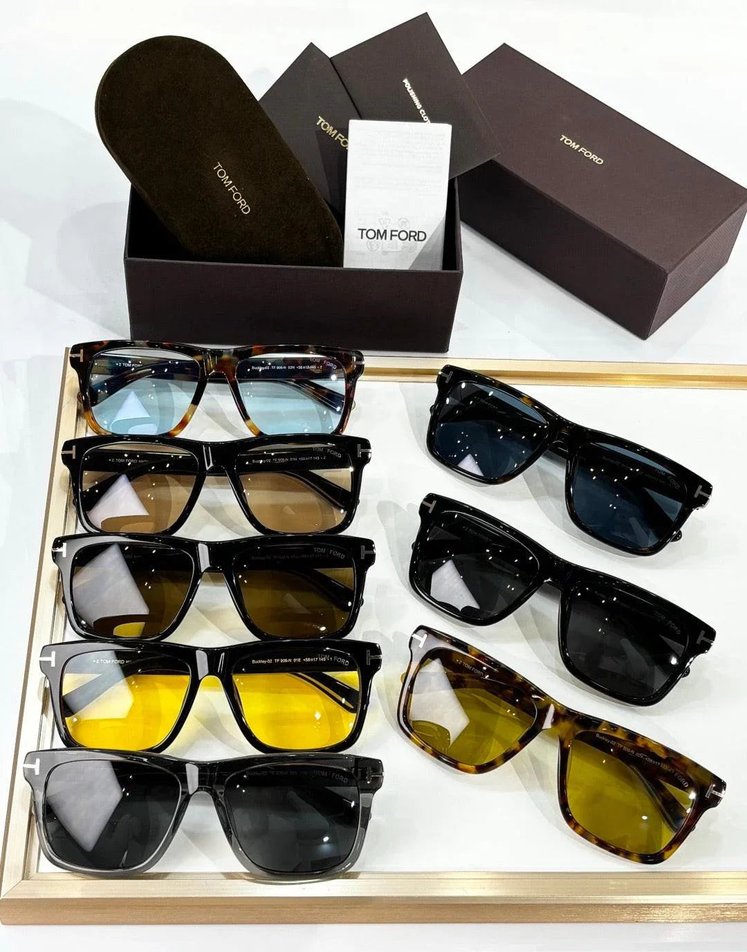 TOM FORD Buckley-02 TF906-N 01A 🔱