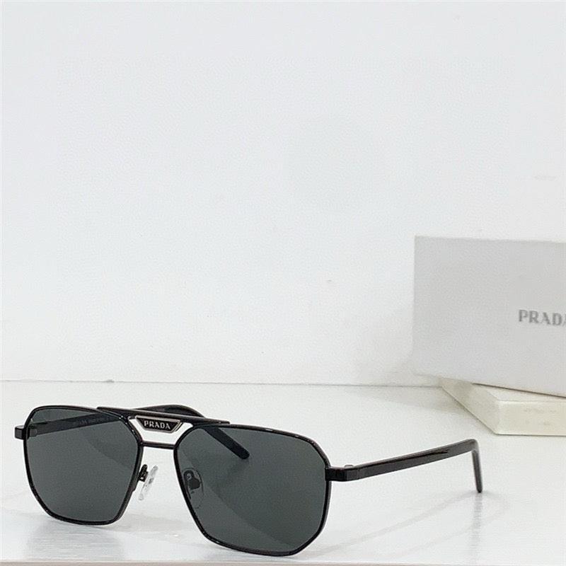 PRADA SPR 58Y Rectangle shape Metal Sunglasses Unisex 🟥