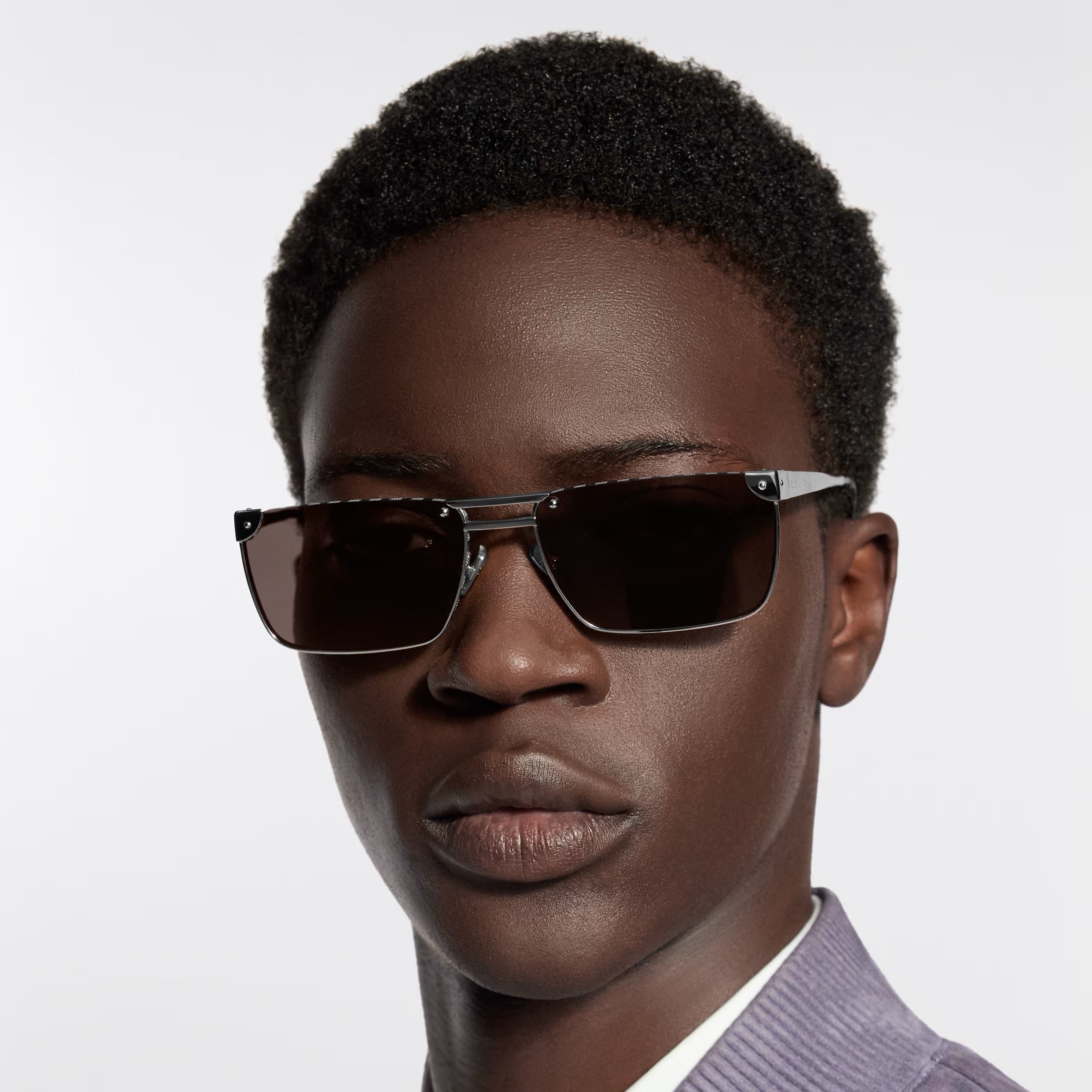 Louis Vuitton Z3240U LV Heritage Metal Low Square Sunglasses✨
