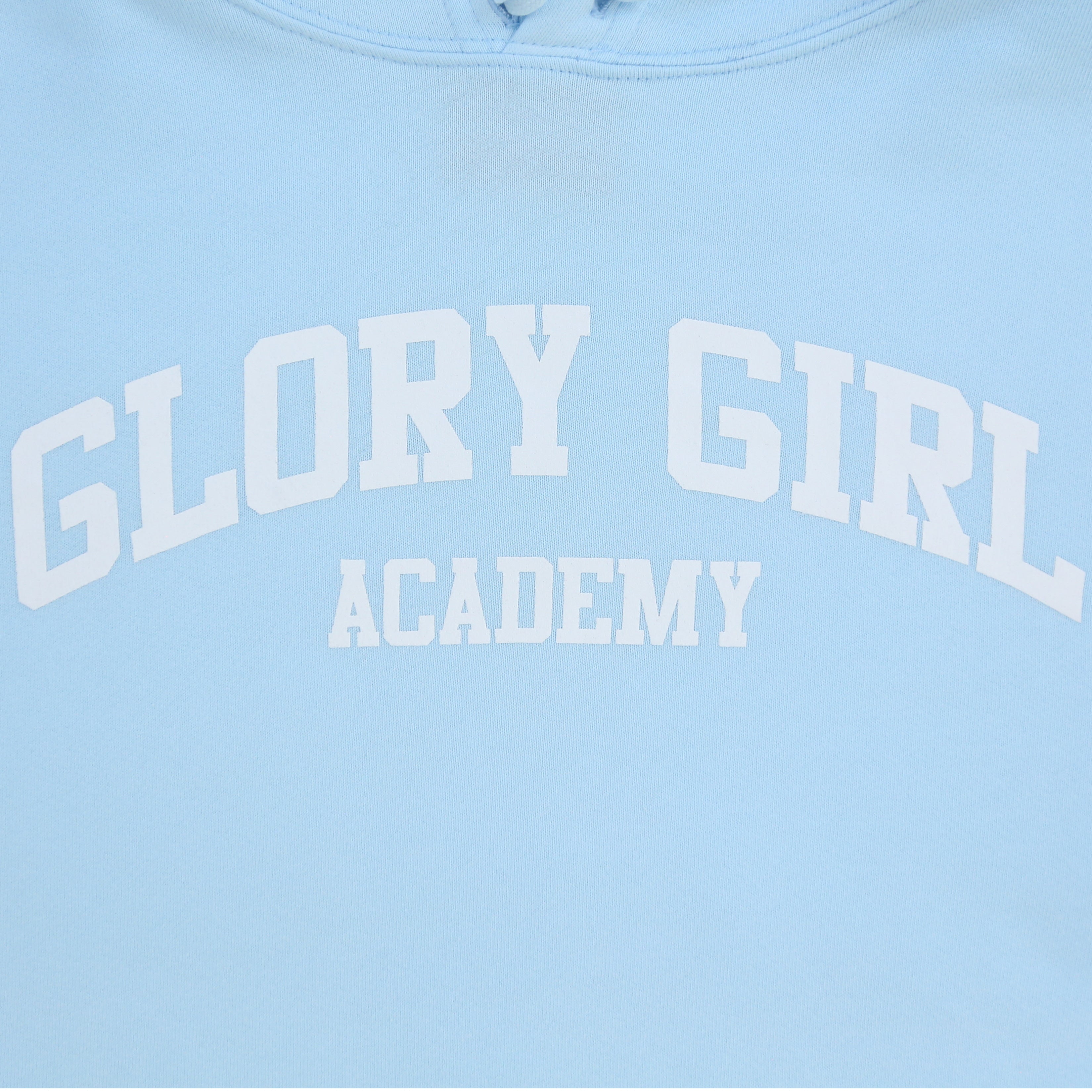 Glory Girl Academy Crop Hoodie (Powder Blue)