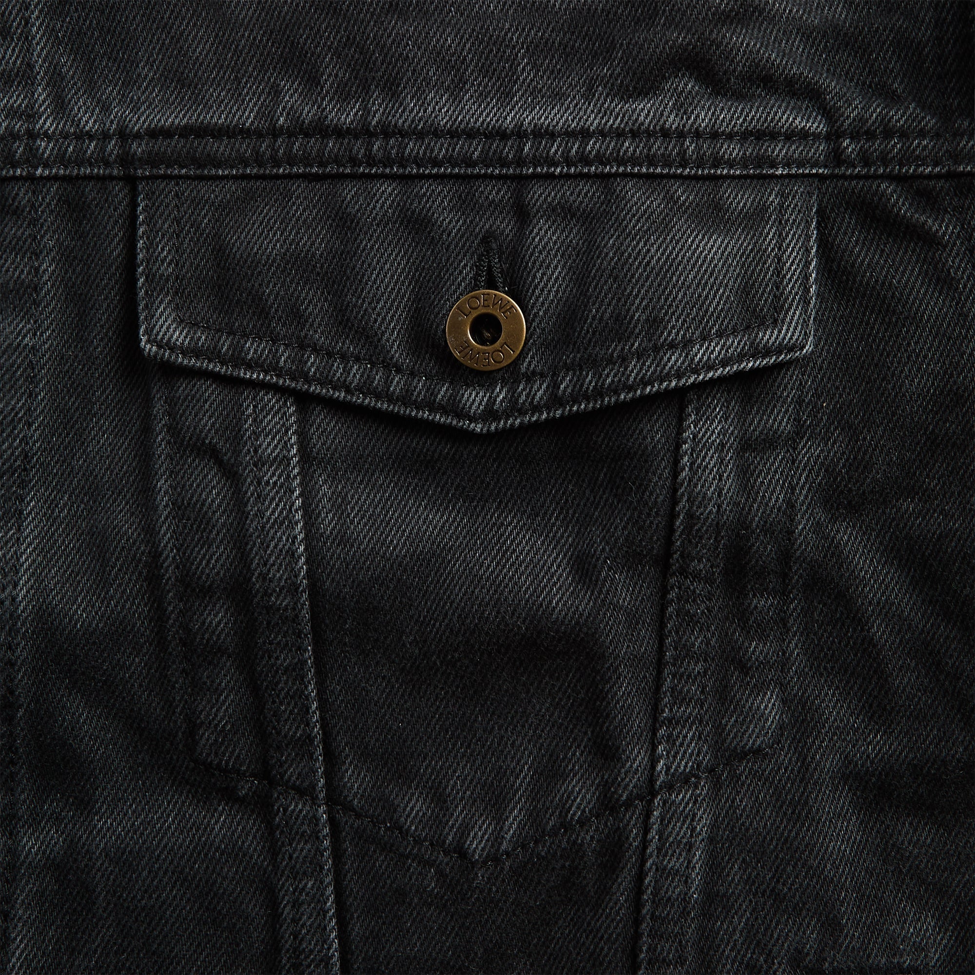 Loewe Anagram Denim Jacket - Black
