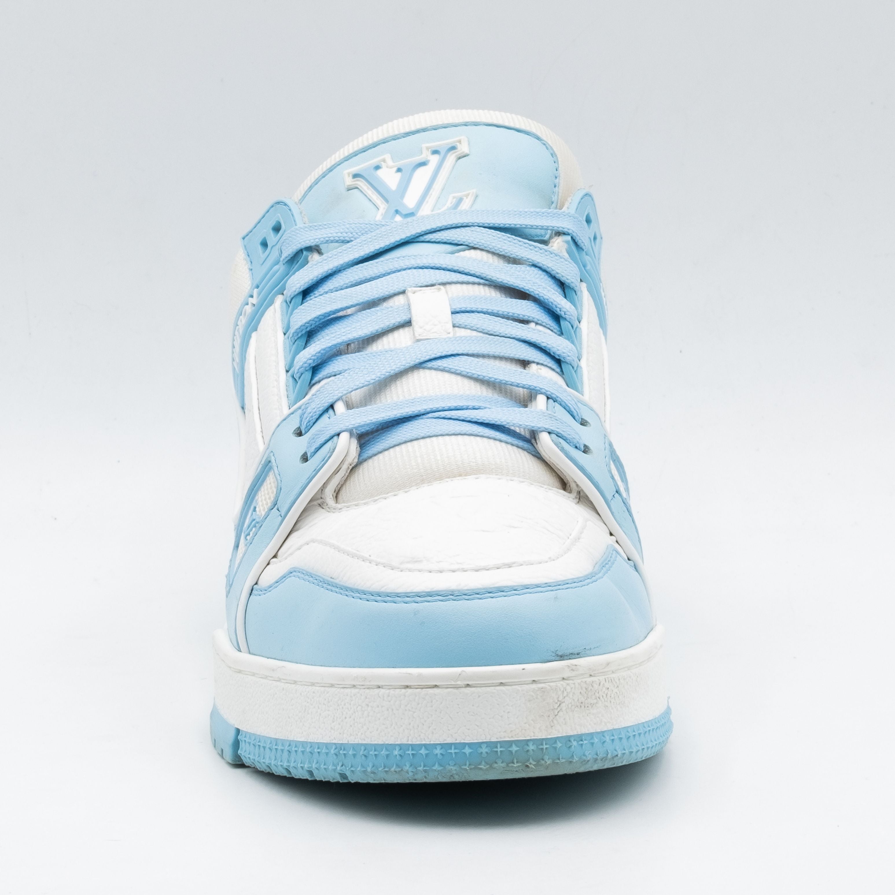 Louis Vuitton Trainer Low White Sky Blue
