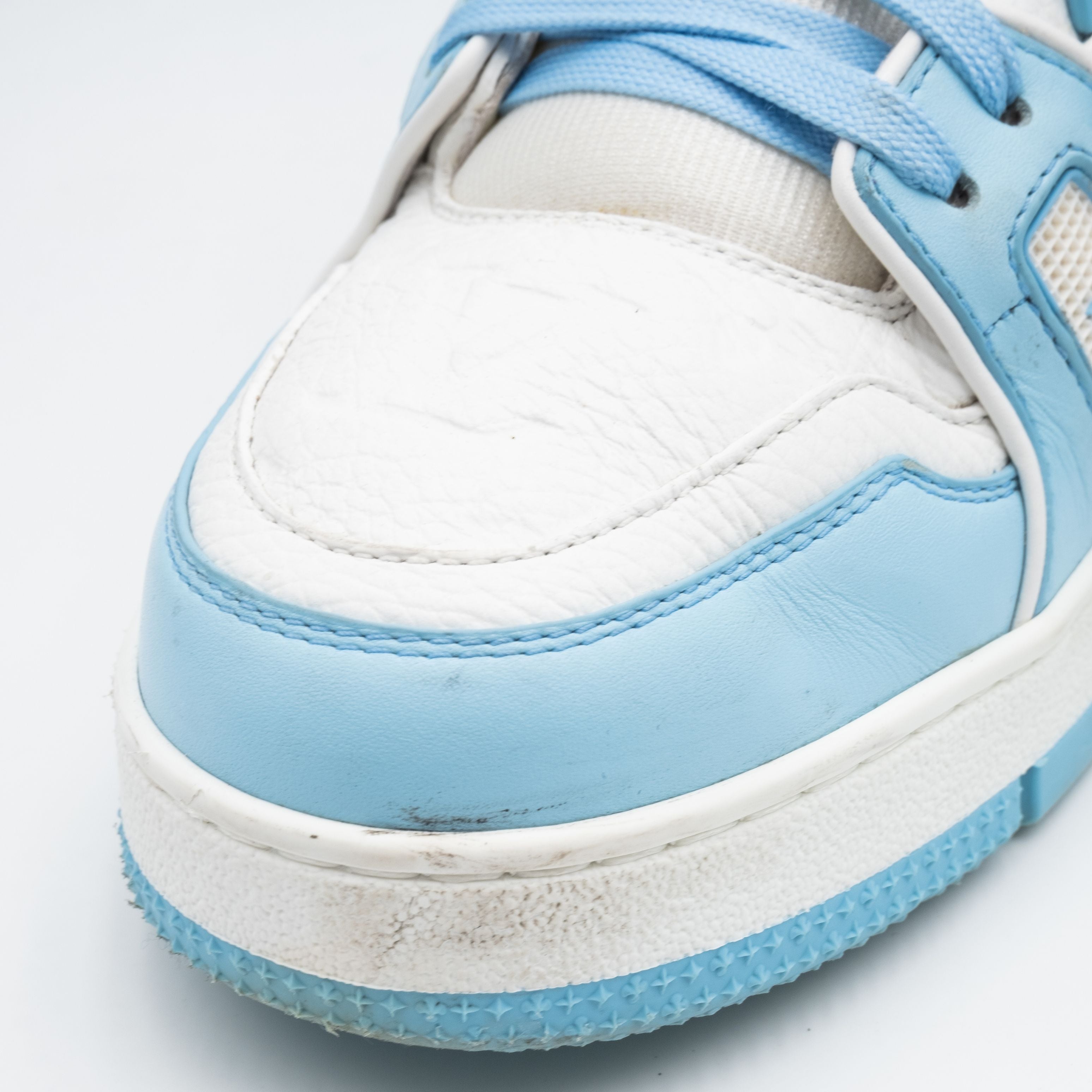 Louis Vuitton Trainer Low White Sky Blue