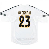 2004-05 REAL MADRID BECKHAM RETRO VINTAGE JERSEY M / L