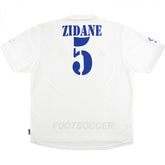 2001-02 RETRO VINTAGE REAL MADRID CENTENARY JERSEY ZIDANE