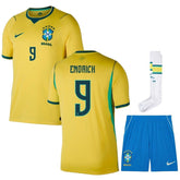 Brazil Home Kit for Kids 2026-2027 - Endrick
