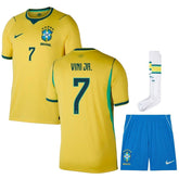 Brazil Home Kit for Kids 2026-2027 Vini JR