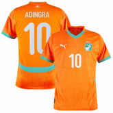 Ivory Coast Home Jersey 2024 2025 Adingra