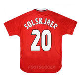 1997-00 Manchester United Home Solskjaer Retro Vintage Shirt