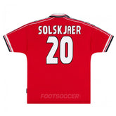 1998-00 Manchester United Home Solskjaer Retro Vintage Shirt