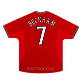 1997-99 Retro Vintage Manchester United Home Beckham Shirt