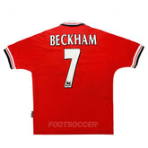 1998-00 Retro Vintage Manchester United Home Beckham Shirt