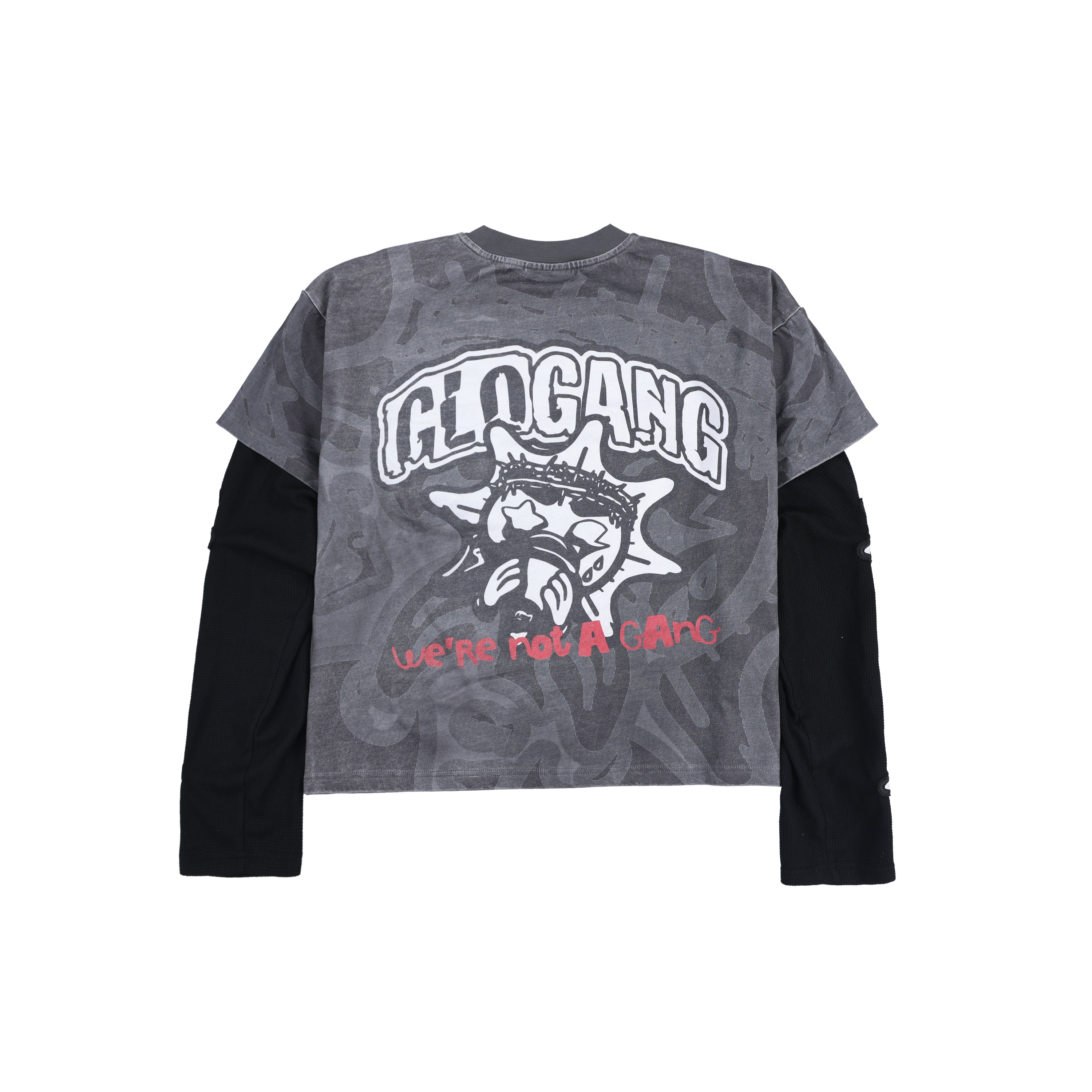 Not A Gang Double Thermal Layer Tee (Grey)