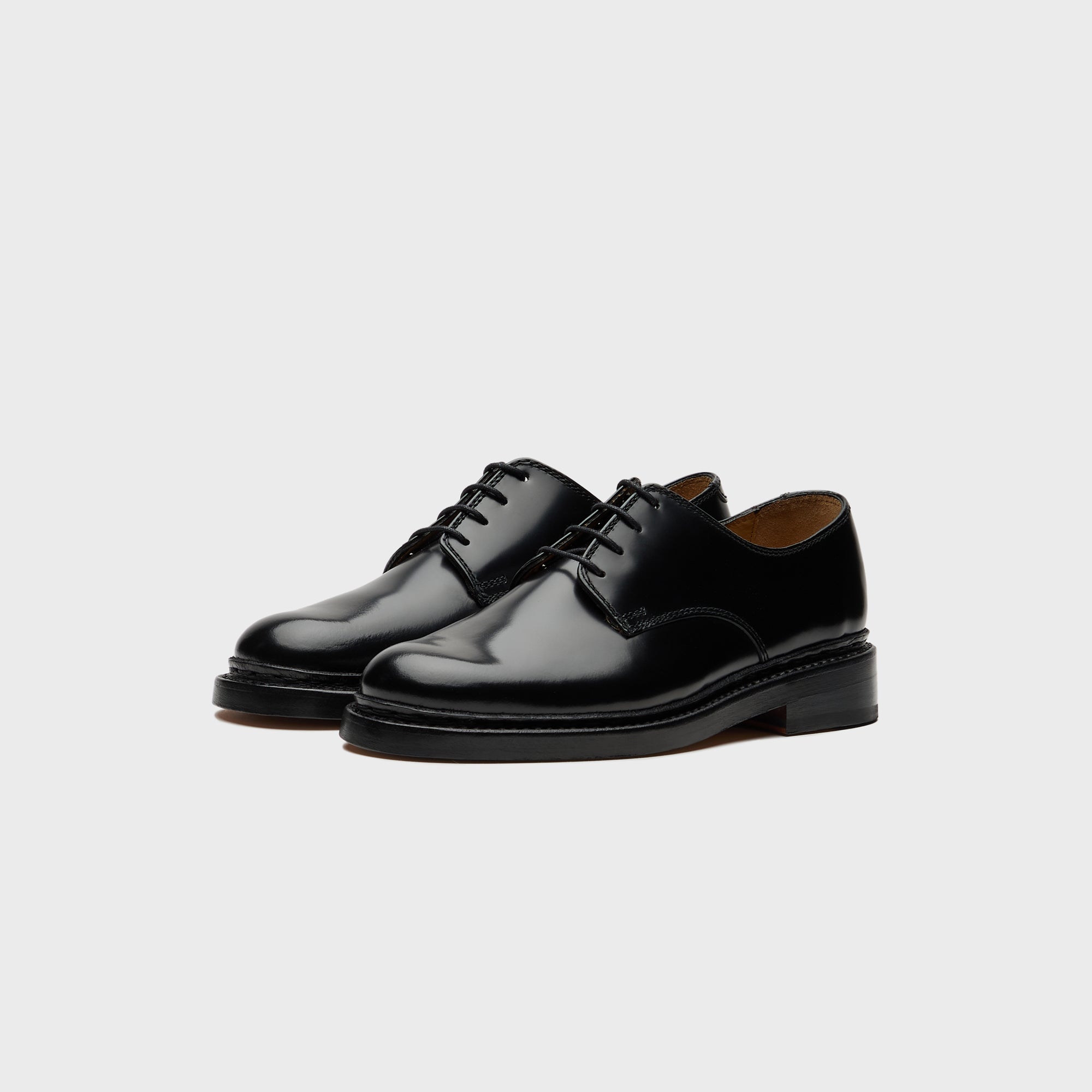 Our Legacy Uniform Parade Derby - Black Leather