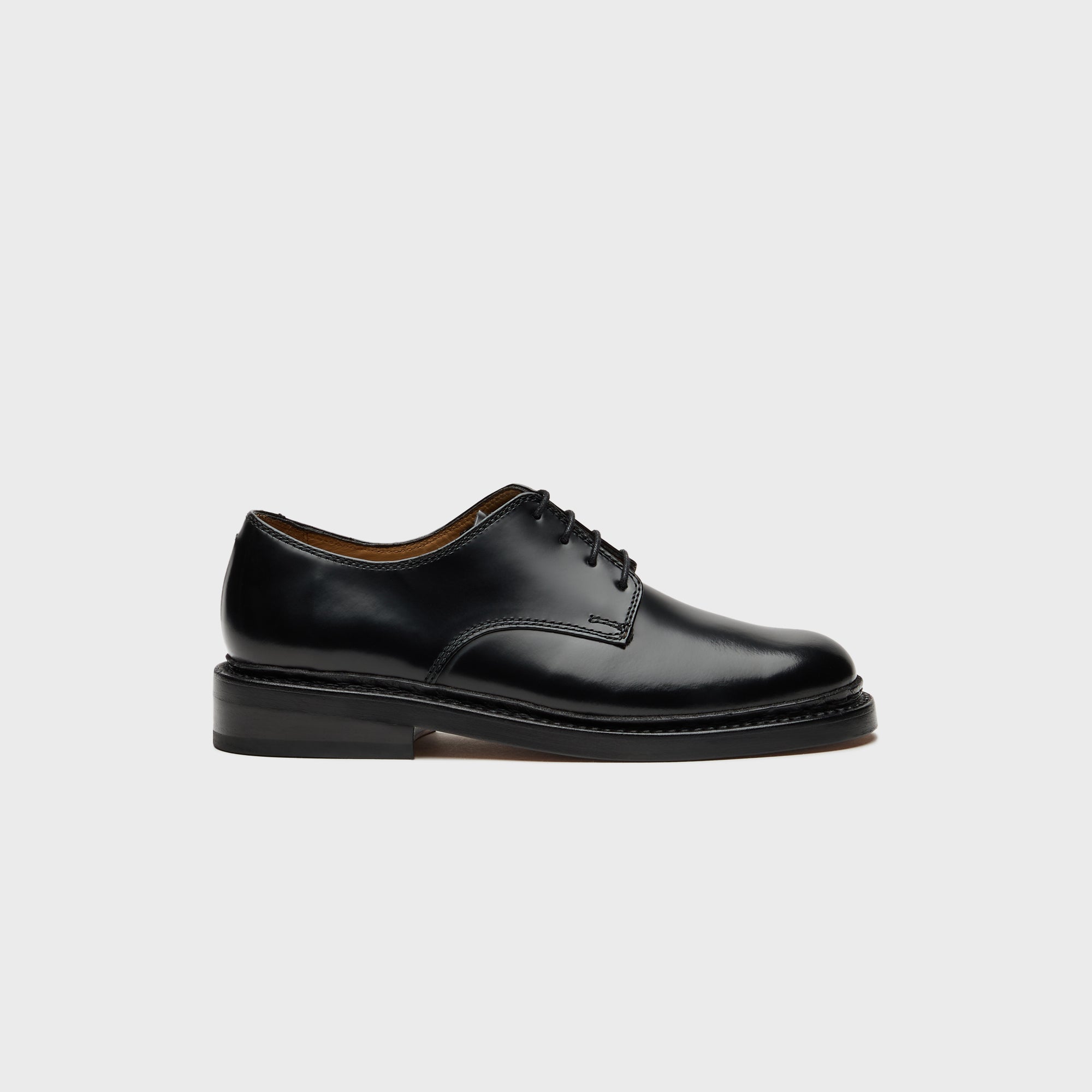 Our Legacy Uniform Parade Derby - Black Leather