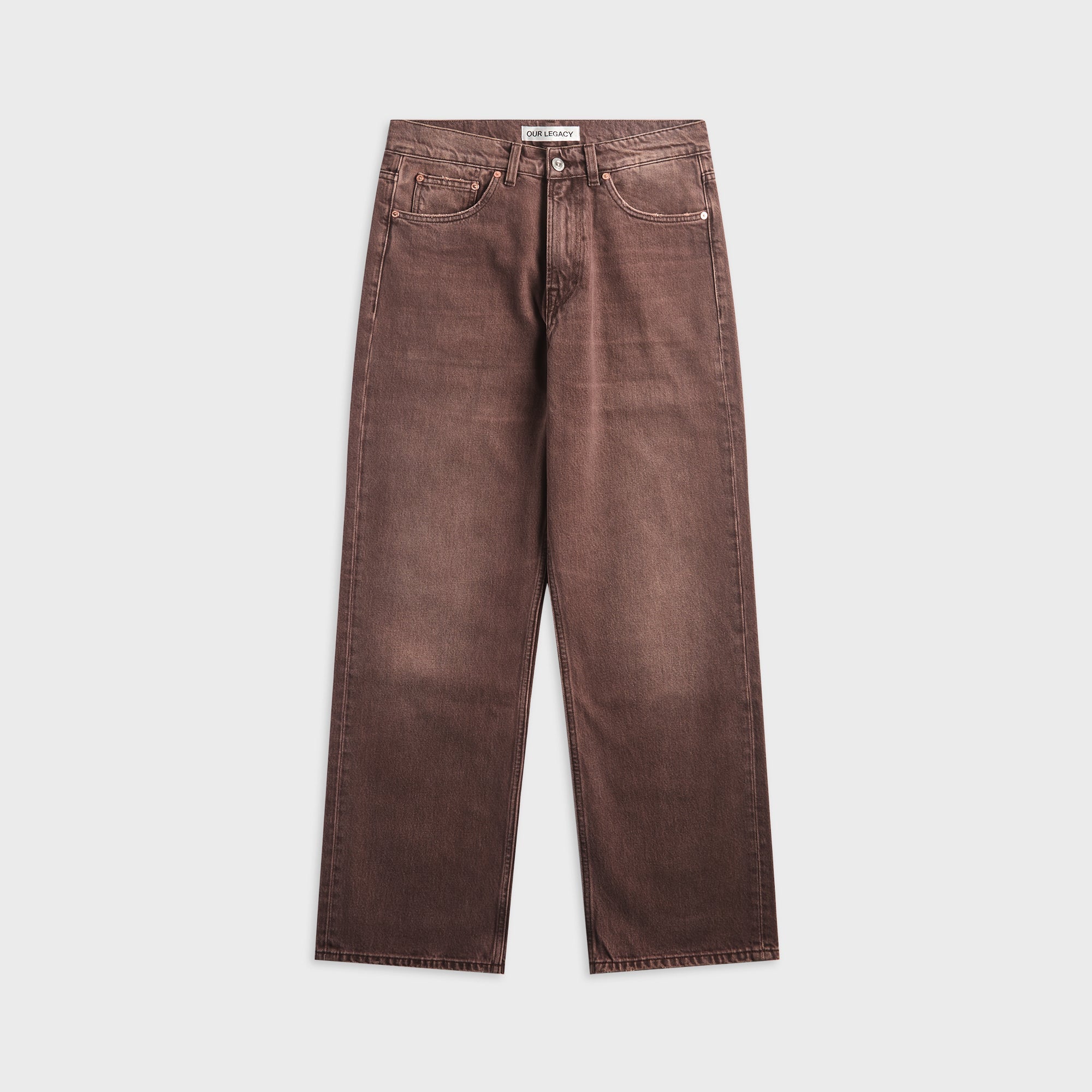 Our Legacy Third Cut Jeans - Overdyed Choco Melon