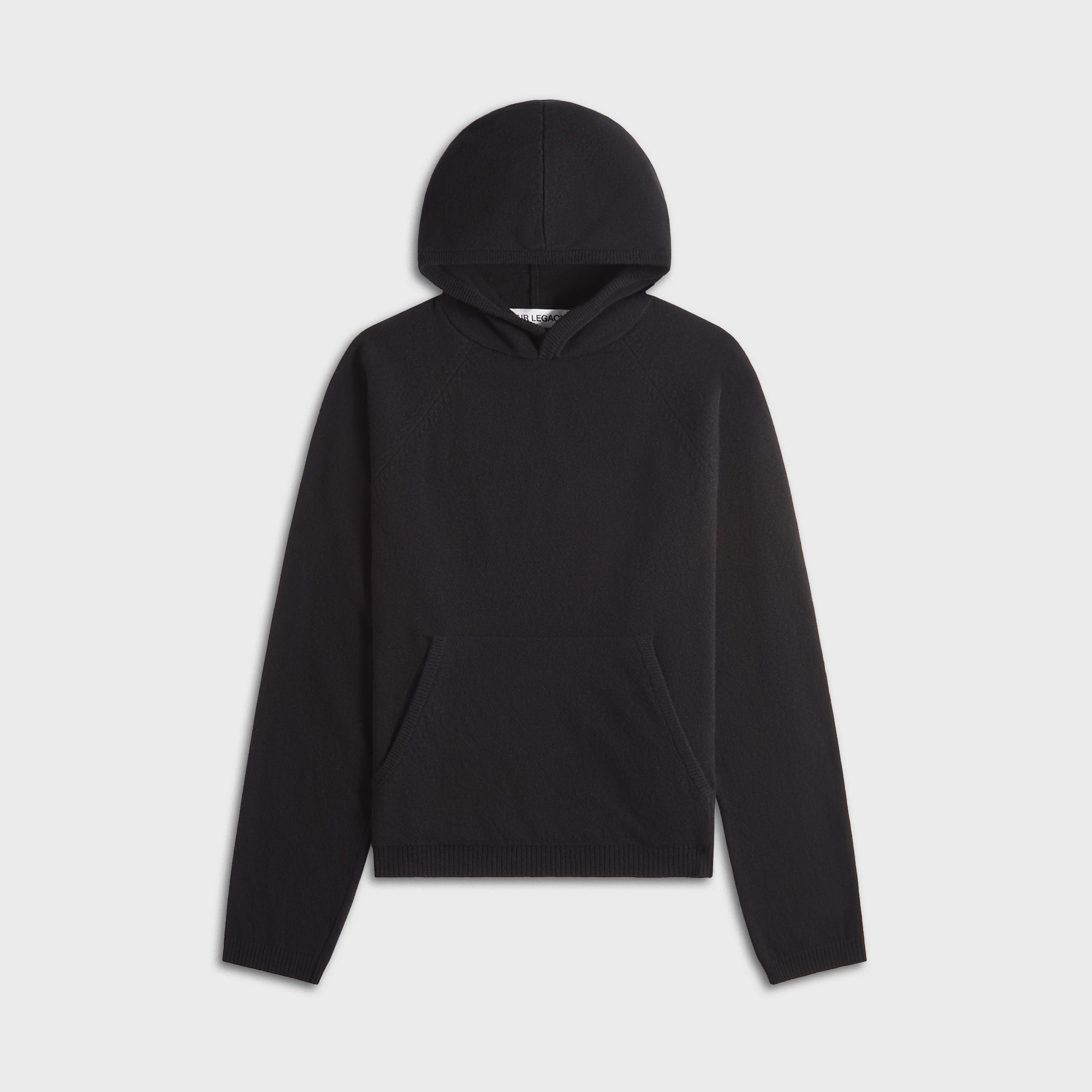 Our Legacy Knitted Hoodie - Black Cherub Wool