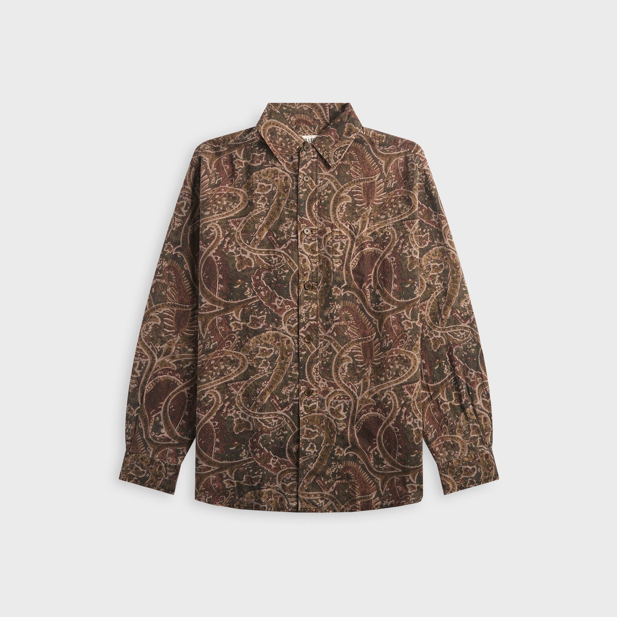 Our Legacy Vast Shirt - Overdyed Snake Paisley Print