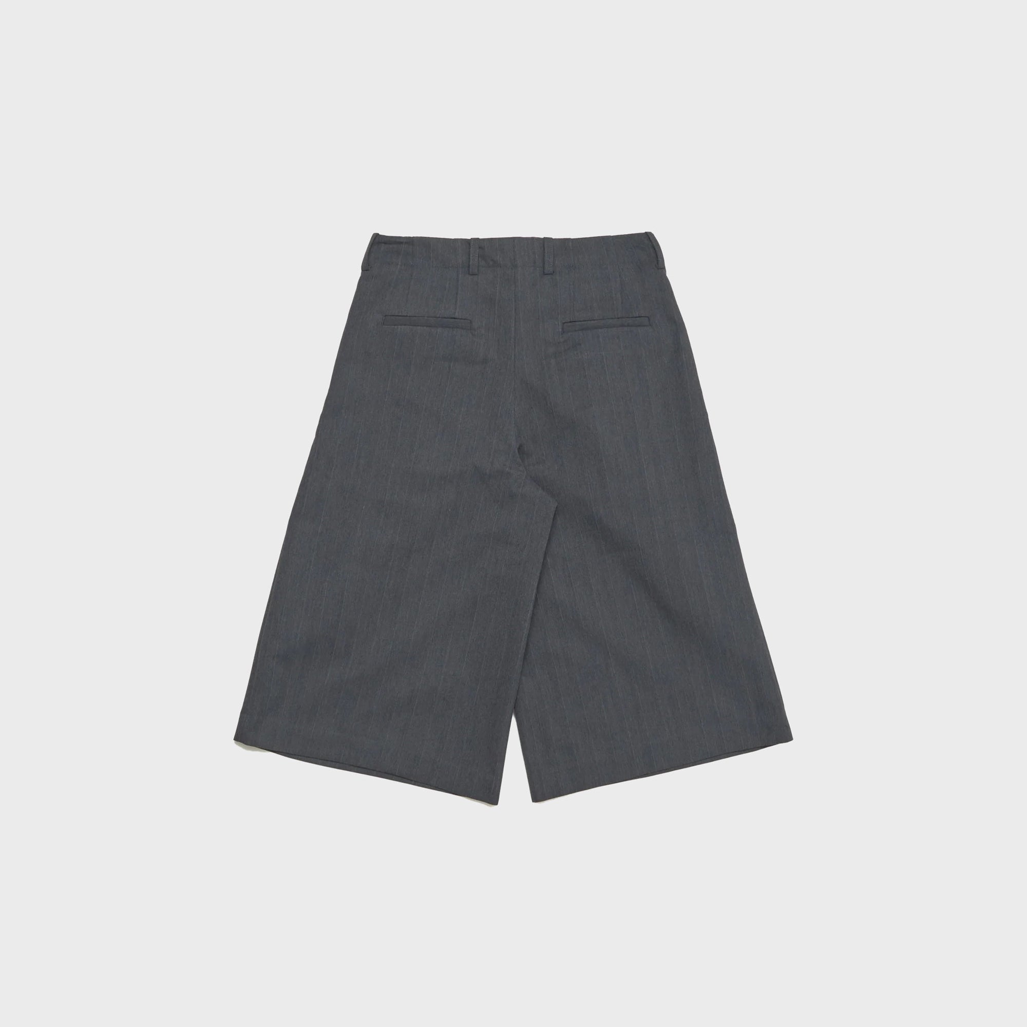 Our Legacy Split Short - Shark Pinstripe