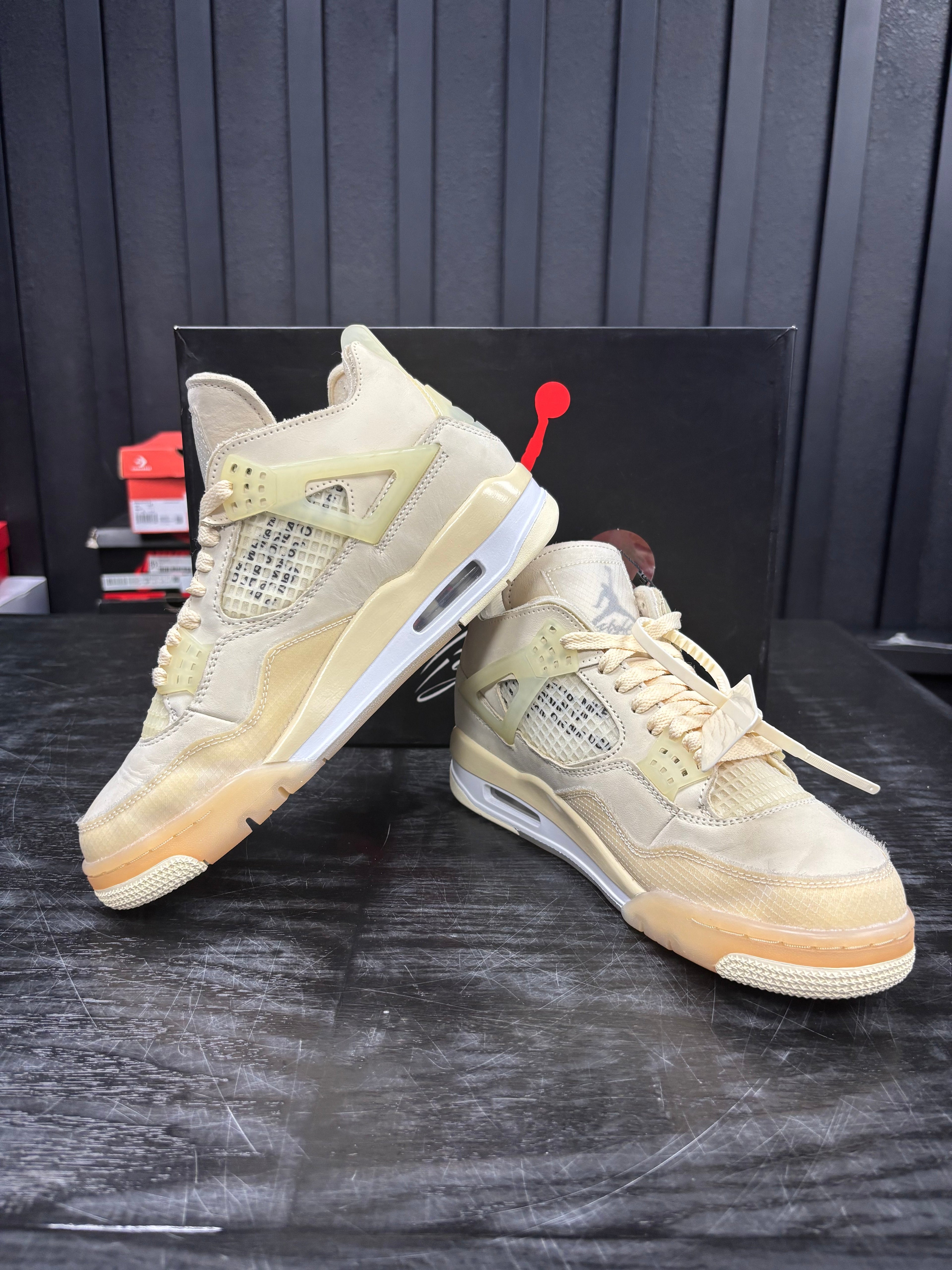Jordan 4 Retro Off-White Sail (Women&