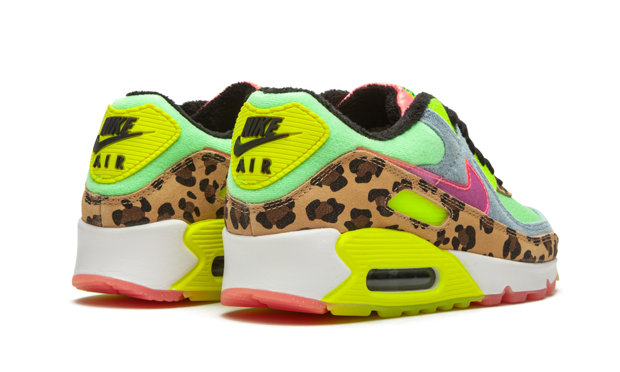 W Air Max 90 LX "Denim Leopard Print" CW3499 300