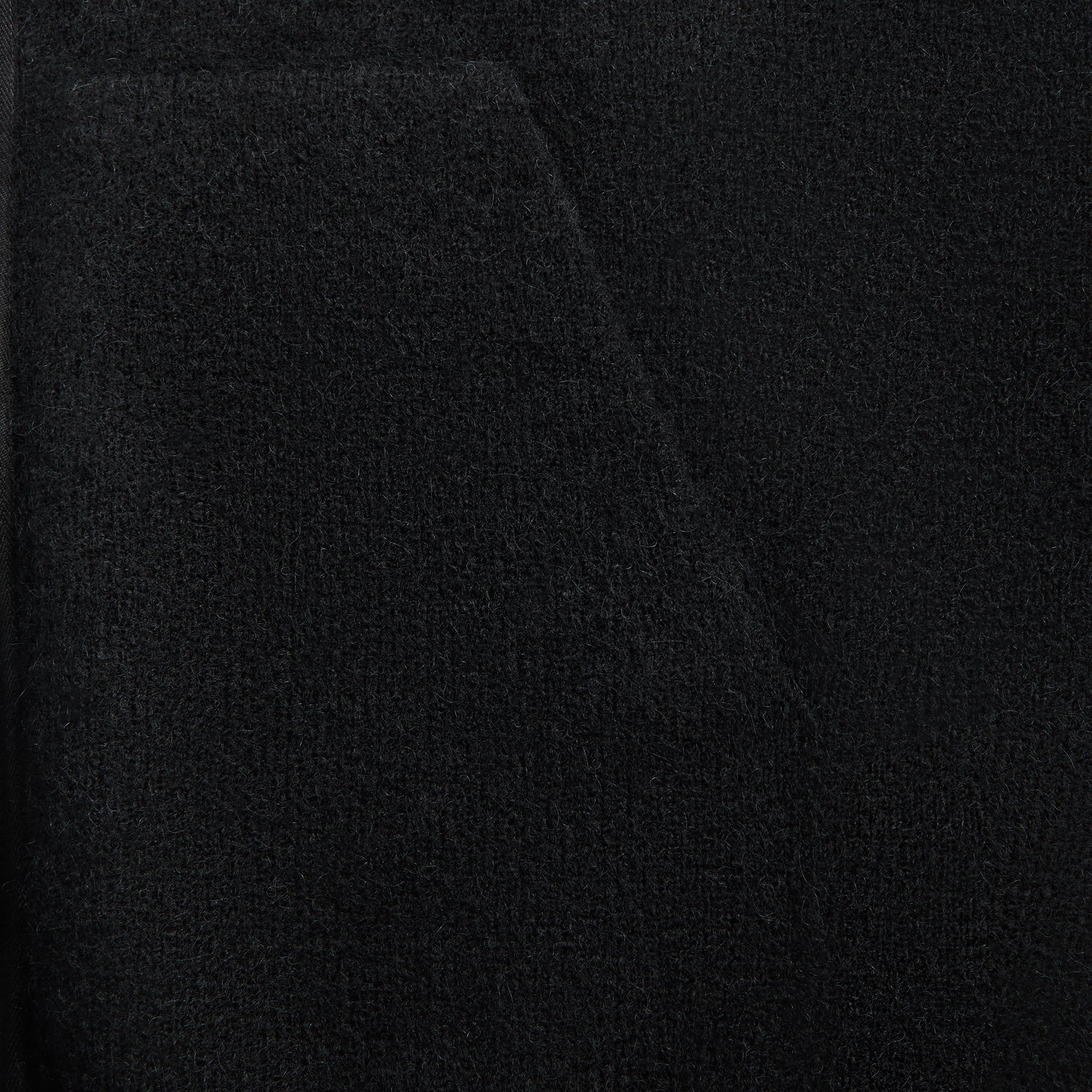 Rick Owens Alpaca Gimp Hoodie - Black