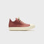 Rick Owens Low Sneakers Scarpe In Pelle – Rosewood / Milk / Milk