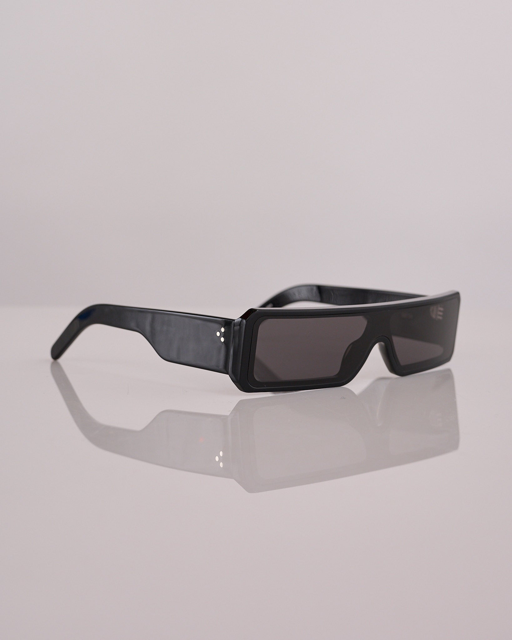Rick Owens Gethshades Temple Sunglass Black Black