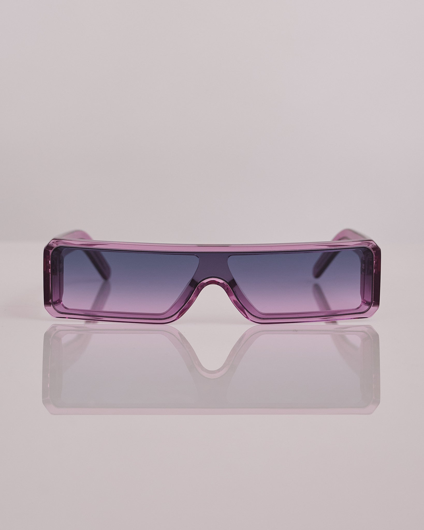 Rick Owens Gethshades Temple Sunglass Violet Violet Degrade