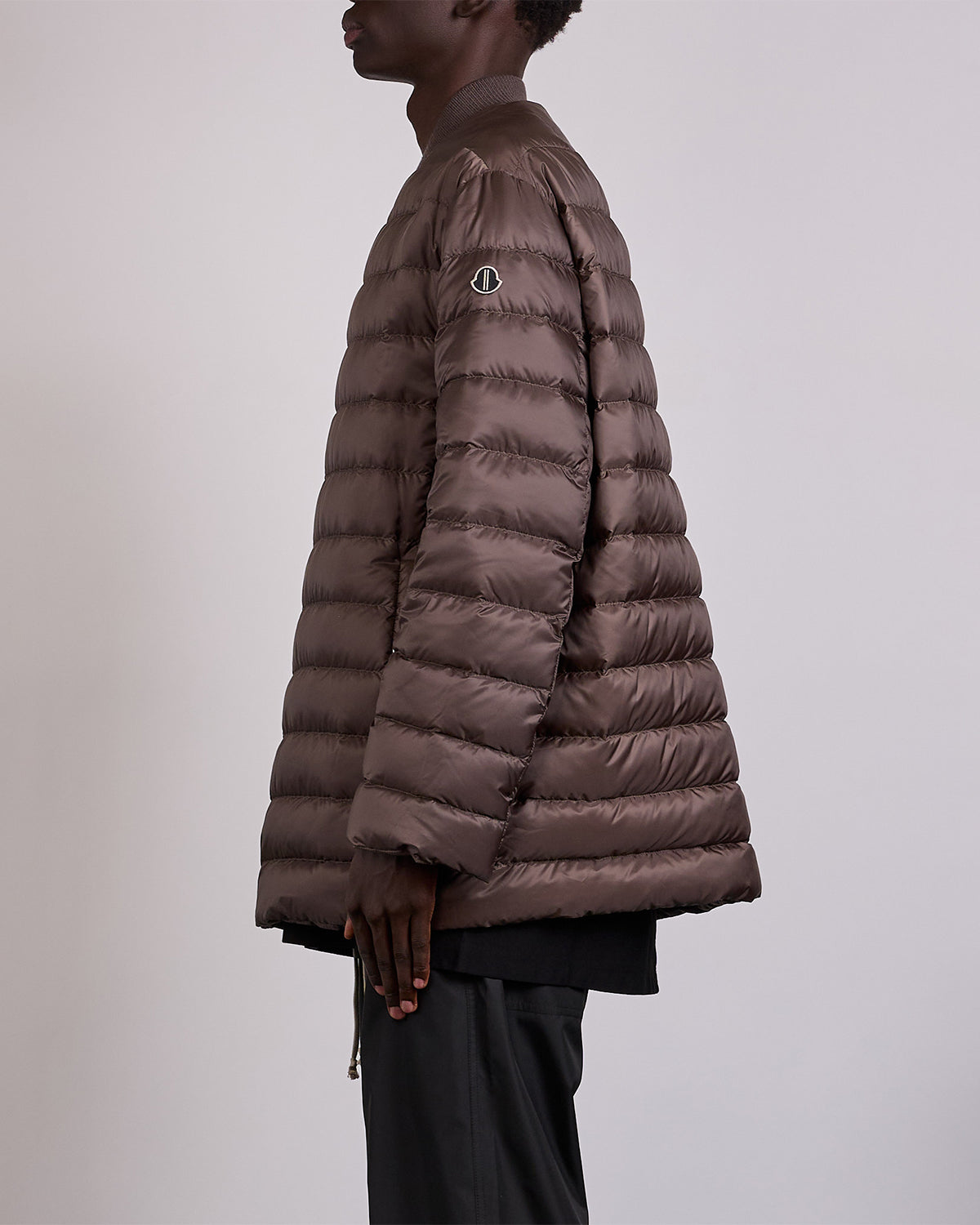 Rick Owens x Moncler Flight Parka Lightweight Duvet Dark Dust
