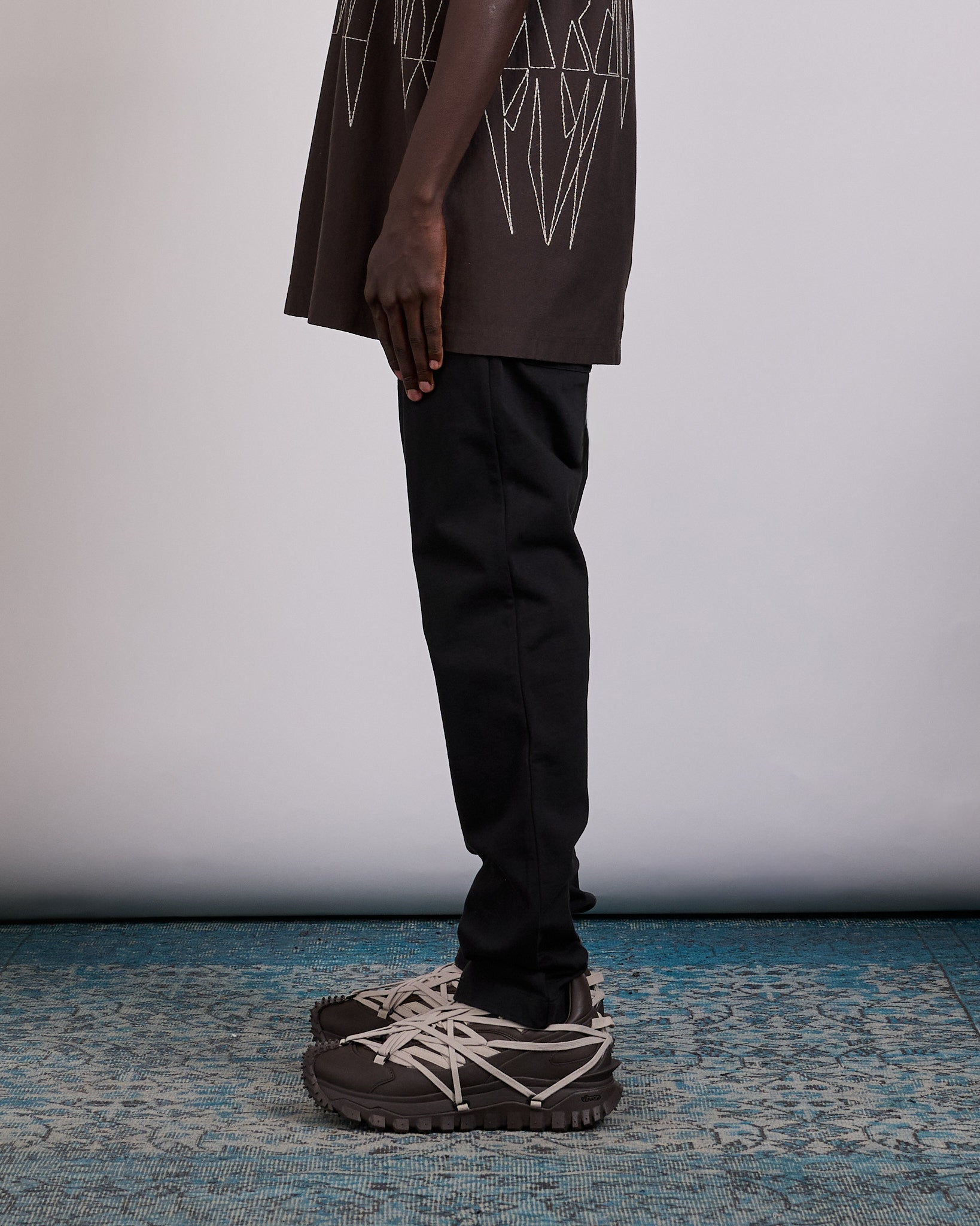 Rick Owens x Moncler Jogger Heavy Jersey Pant Black