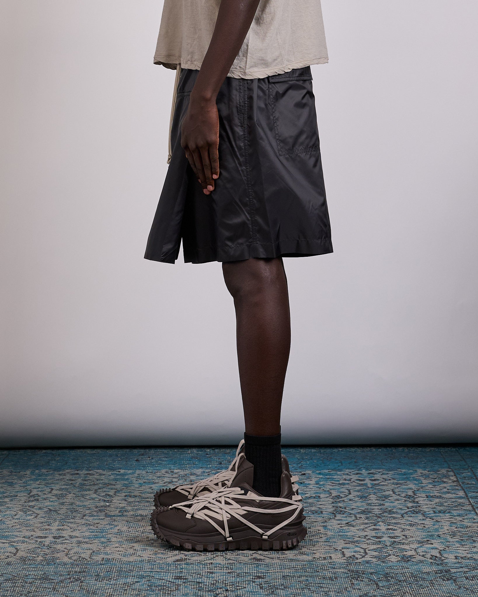Rick Owens x Moncler Kiltshorts Short Black