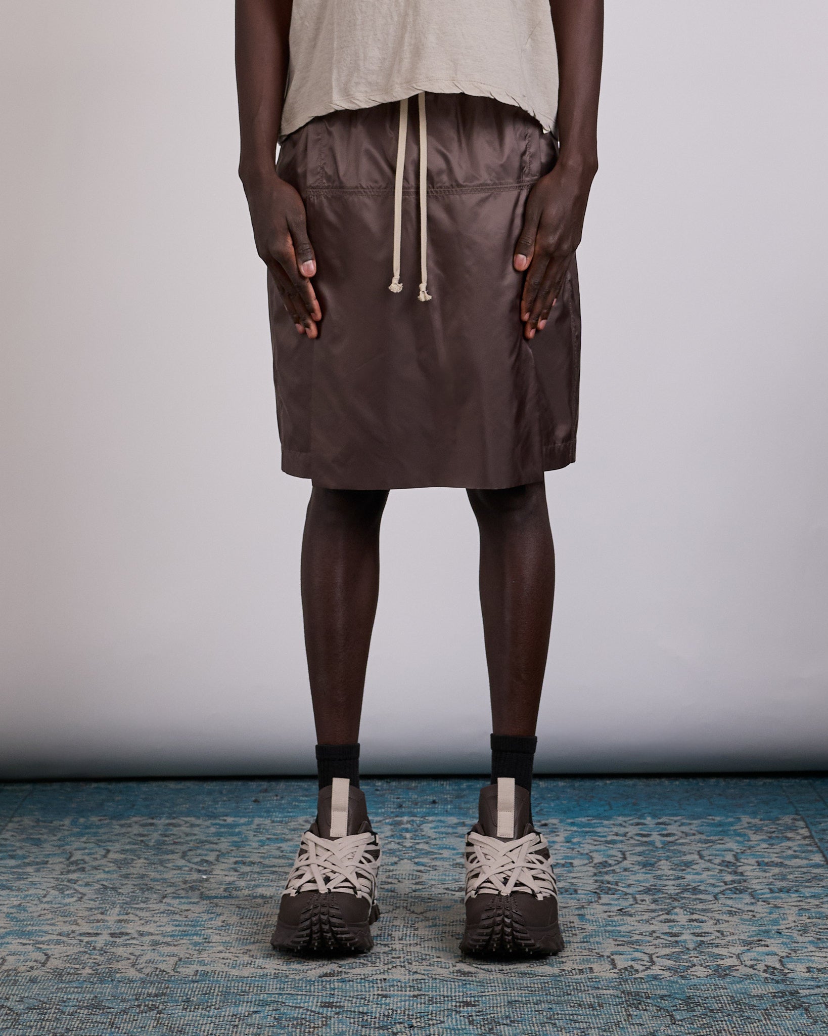 Rick Owens x Moncler Kiltshorts Short Dark Dust