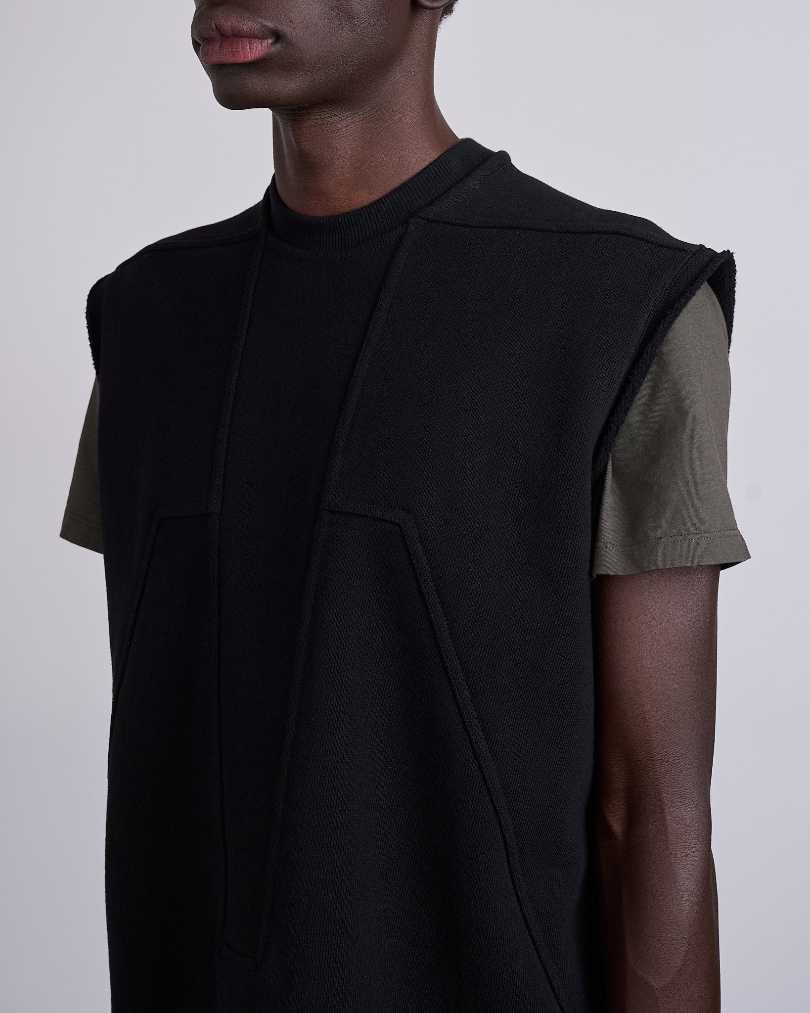 Rick Owens Tarp T Compact Terry Black